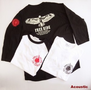 アコースティック ACOUSTIC 7分袖 ベースボールTシャツ ラグランスリーブ AC22001/ネコポス発送OK!