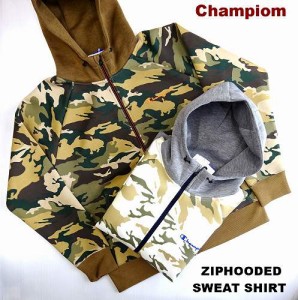 SALE!チャンピオン Champion ラップエアー テックウィーブ 3LS ジップフーデッド スウェットシャツ ジップパーカー WRAP-AIR ZIP HOODED 