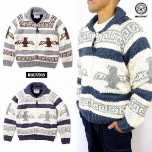 SALE!ヒューストン カウチンニットカーディガン(バード) HOUSTON COWICHAN KNIT CARDIGAN(BIRD)22143