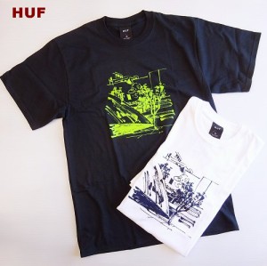 ハフ ジェームス・ジャービス 半袖Tシャツ HUF JAMES JARVIS UP S/S TEE/TS19659/ネコポス発送OK!