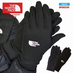 ノースフェイス アウトドア フラッシュドライ グローブ フリース スマホ対応 防寒 THE NORTH FACE MENS PLG FLASHDRY GLOVE NF0A52SO ネ