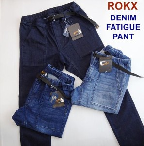 ROKX ロックス ストレッチデニム ファティーグパンツ クライミングパンツ DENIM FATIGUE PANTS RXMS191008/送料無料