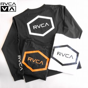 ルーカ ラッシュガード 長袖Ｔシャツ ロンＴ RVCA HEX SURF LS/BD041-851/メンズ・レディース※ネコポス発送OK！