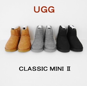 SALE!UGG アグ レディース クラッシク ミニ 2 ムートンブーツ LADYs UGG CLASSIC MINI II 1016222/CHE・GREY・BLK/23cm・24cm・25cm