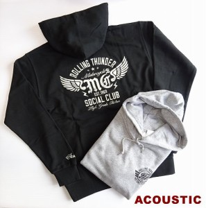 アコースティック プルオーバー スウェットパーカー（ 裏毛）AC21421 ACOUSTIC SWEAT PARKA