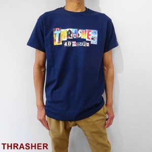 スラッシャー 40週記念 半袖Tシャツ/THRASHER 40Years S/S T-SHIRTS/USA企画/メンズ レディース/ネコポス発送OK!