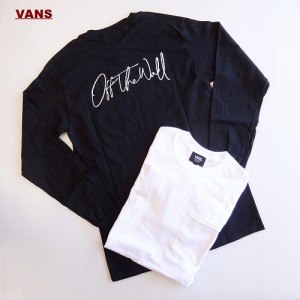 バンズ オフザウォール刺? ポケット ロンT 長袖Ｔシャツ VANS M OTW Logo L/S T-SHIRTS 122K1020600 ネコポス発送OK!