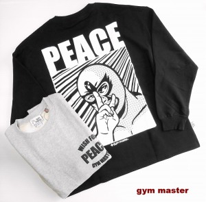 ジムマスター ピース スウェット ビッグロンT 覆面レスラー gym master PEACE BIG TEE G921682