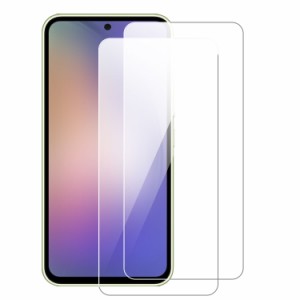 Galaxy A55 5G ガラスフィルム 2枚入り 強化ガラス 液晶保護 9h 液晶保護シート Samsung ギャラクシー A55 5G 液晶保護 ガラスシート 画