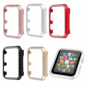 Apple Watch Series 9/8/7 ケース/カバー かわいい ラインストーン きらきら サイドアルミバンパー 41mm/45mm かっこいい アップルウォッ