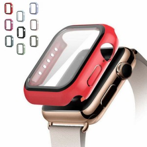 Apple Watch Series 9/8/7 ケース/カバー ガラスフィルム カバーケース/カバー 41mm/45mm 全面保護 液晶カバー アップルウォッチ シリー