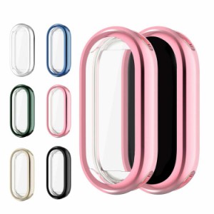 Xiaomi Smart Band 8 ケース/カバー 液晶保護 メッキ ソフトケース 保護ケース 保護カバー 小米 シャオミ スマート バンド8 単色/クリア 