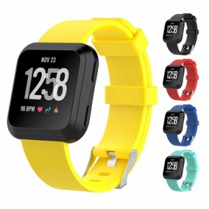 Fitbit Versa 2/Versa/Versa Lite 交換バンド シリコン スポーツ ベルト フィットビット ヴァーサ2 交換リストバンド