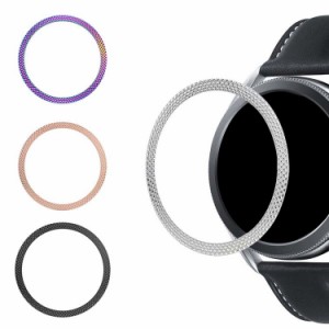Galaxy Watch 6 ベゼルリング 保護カバー ベゼルリング フレーム ステンレス 取付簡単 粘着式 ギャラクシーウォッチ6 40/44mm スマートウ