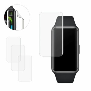 HUAWEI Band 6 スマートウォッチ 画面保護 フィルム PET素材 3枚セット ファーウェイ バンド 6 液晶保護フィルム 保護シート