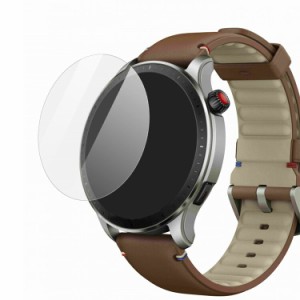 Amazfit GTR 4 フィルム 強化ガラス 液晶保護 アマズフィット GTR 4 液晶保護フィルム 保護シート 液晶保護 光沢 傷防止 スマートウォッ