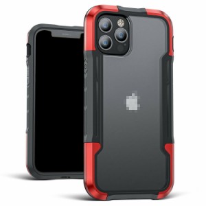 iPhone 12/12 mini/12 Pro/12 Pro Max クリアケース/カバー TPU＆アルミ 背面プラスチックカバー 耐衝撃 かっこいい アイフォン12/12ミニ