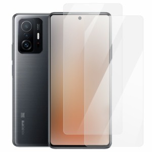 Xiaomi 11T/11T Pro ガラスフィルム 2枚セット 強化ガラス 液晶保護 9H 液晶保護シート 小米 シャオミ 11T/11T Pro 液晶保護ガラスシート