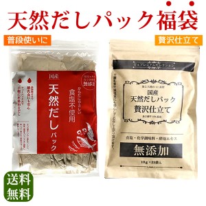 天然だしパック福袋　（10ｇ×25袋入）×2セット　送料無料　国産　無添加　だしパック　食塩未使用　離乳食　酵母エキス未使用　お徳用