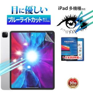 iPad Air 5 10.9 フィルム ブルーライトカット ケースに干渉しない 画面保護 薄型 疲れ目軽減 アイパッド 第9世代 min6 mini Air Pro 9.7