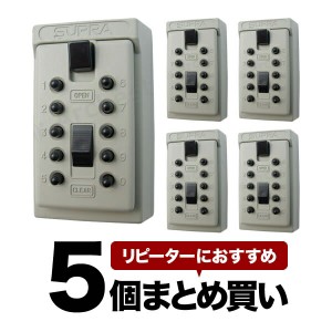《 セット販売：5個 》カギ番人 壁付け固定式キーボックス [PS6-SET5] ケイデン 鍵 かぎ 保管 収納 防犯
