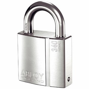 PADLOCK クロームメッキ Nタイプ [PL340N-25] ABLOY 防犯 高耐久 頑丈 倉庫 現場 ロッカー ガレージ 工具 南京錠