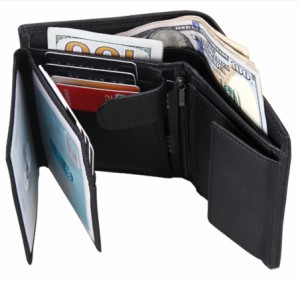三つ折り　二つ折り　財布　メンズ　本革　高級　牛革　使用　クラシックタイプ　ハンドメイド　多機能 　折り財布 小銭入　カード入１０