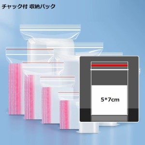 チャック付 収納パック100枚 キッチン パック 収納　バック パック 収納 部屋　パック 収納 無印 k100000311