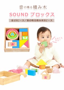  SOUNDブロックス サウンドブロックス 積み木 誕生日 出産祝い 1歳 2歳 木のおもちゃ プレゼント 知育玩具 誕生日プレゼント