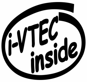 車ステッカー 給油口 カーステッカー 車用 カー用品 ステッカー i-VTEC inside (2枚1セット) カッティングステッカー 全12色 インサイド 