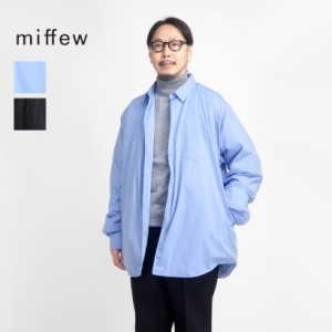 miffew ミフュー オーバーダウンシャツ 日本製 メンズ