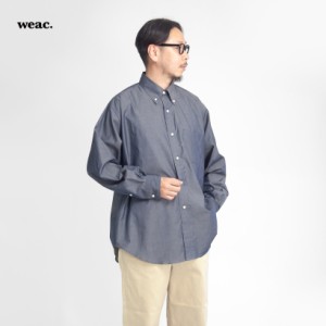 weac. ウィーク シーアイランドコットン シャンブレー ボタンダウンシャツ 日本製 メンズ