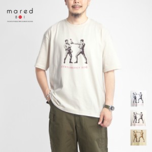 Mared マレッド ビッグシルエット gentlemanly play プリントTシャツ メンズ