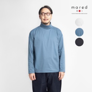 Mared マレッド サンホーキン綿 スムース タートルネックシャツ 日本製 メンズ