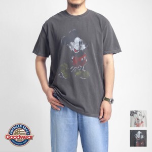 Goodwear グッドウェア Micky Vintage Print tee ミッキーマウスプリントTシャツ Disney ディズニー