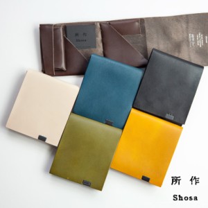 所作 shosa 三つ折り財布 ショートウォレット2.0 本革 レザー basic 日本製 メンズ レディース