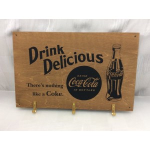コカコーラ・ウッデン・フックボード・木製ウォールハンガー・壁掛け (B)アメリカ雑貨　コーラ雑貨 アメリカン雑貨