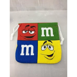 M&Ms　エムアンドエムズ 　m&ms エムアンドエムズ　巾着(S) 人気 カワイイ チョコレート アメリカ雑貨　アメ雑　アメリカン雑貨