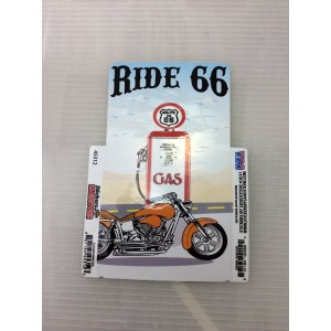 ルート66 ROUTE66 ステッカー ラージ 66-ST-L　45312ステッカー シール デカール ルート66雑貨 アメリカン雑貨 アメリカ雑貨 アメ雑