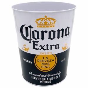 CORONA コロナ ティン ダストビン （ホワイト）バー用品　リカー 酒　アメリカン雑貨 アメリカ雑貨