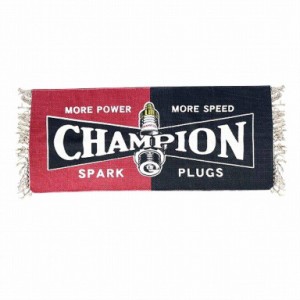 CHAMPIONコットンフロアマット（PLUG）アメリカ雑貨 アメ雑 アメリカン雑貨