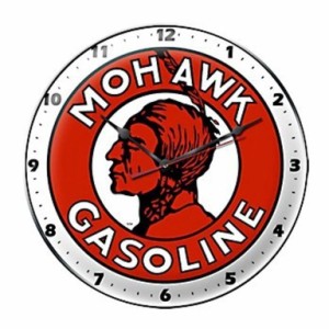 ガレージクロック　MOHAWK GAS　時計　掛時計　アメリカン雑貨　アメ雑　ガレージ雑貨