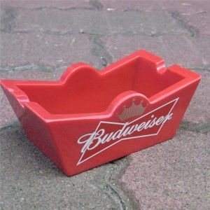 バドワイザー Budweiser 企業販促 ノベルティ灰皿 NEW Budweiser　ガレージ雑貨 バー用品　リカー 酒　アメリカン雑貨 アメリカ雑貨 