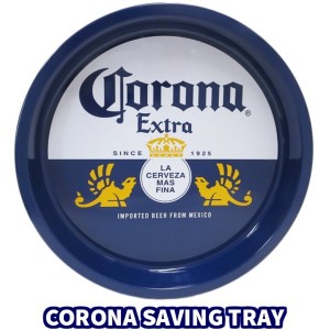 コロナ　Corona　CORONA コロナ セービング トレイ　バー用品　リカー 酒　アメリカン雑貨 アメリカ雑貨