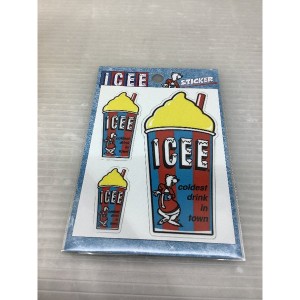 STICKER【ICEE CUP YE】アイシー ステッカー アメリカン雑貨 