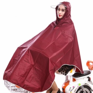 Laza ローズレッド 自転車用レインポンチョ レインコート 前かごカバー クリアバイザー 雨具の通販はau Pay マーケット Tripstore 商品ロットナンバー