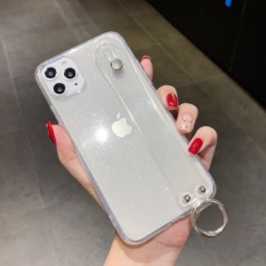 LAZA 【ホワイト】iPhoneケース iPhoneカバー ベルト付き