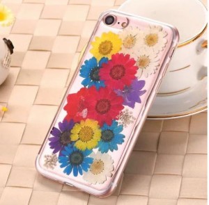LAZA iPhone7 TPU ケース 押し花 flower フラワー きれい 花 カバー アイフォン7