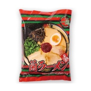福岡限定　一蘭ラーメン 袋麺 ちぢれ麺 ３食セット 