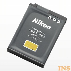 バッテリー デジカメ Nikon充電池 ニコン Li-ionリチャージャブルバッテリー EN-EL12 （D） EN-EL12 チャージャブル 予備 交換用 アクセ